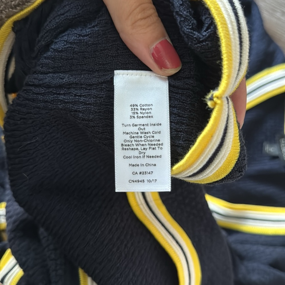 Talbots Navy Button Knit Cardigan - Picture 6 of 6